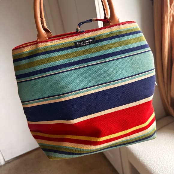 Kate Spade Striped Purse - Picture 6 of 8